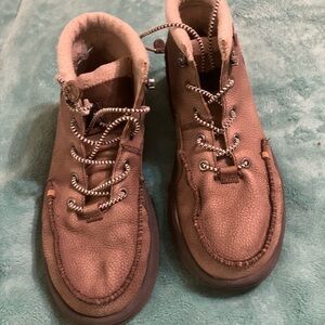 Hey dude Mens booties used but lots of wear left